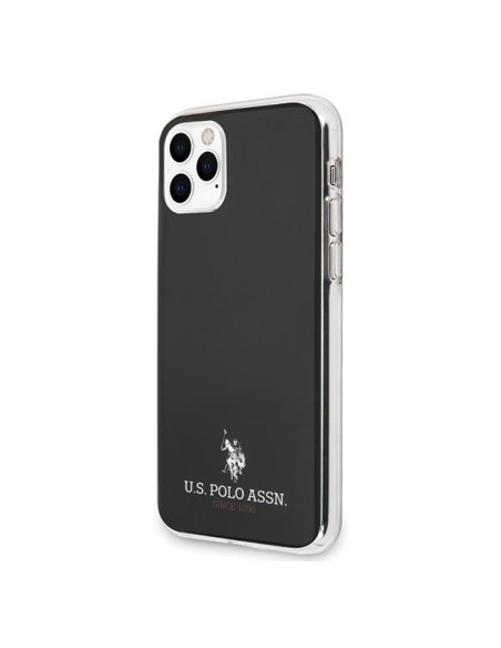 JAV Polo Assn byla Blizgus, skirtas iPhone 11 Pro Max – juodas JAV Polo Assn byla Blizgus, skirtas iPhone 11 Pro Max – juodas