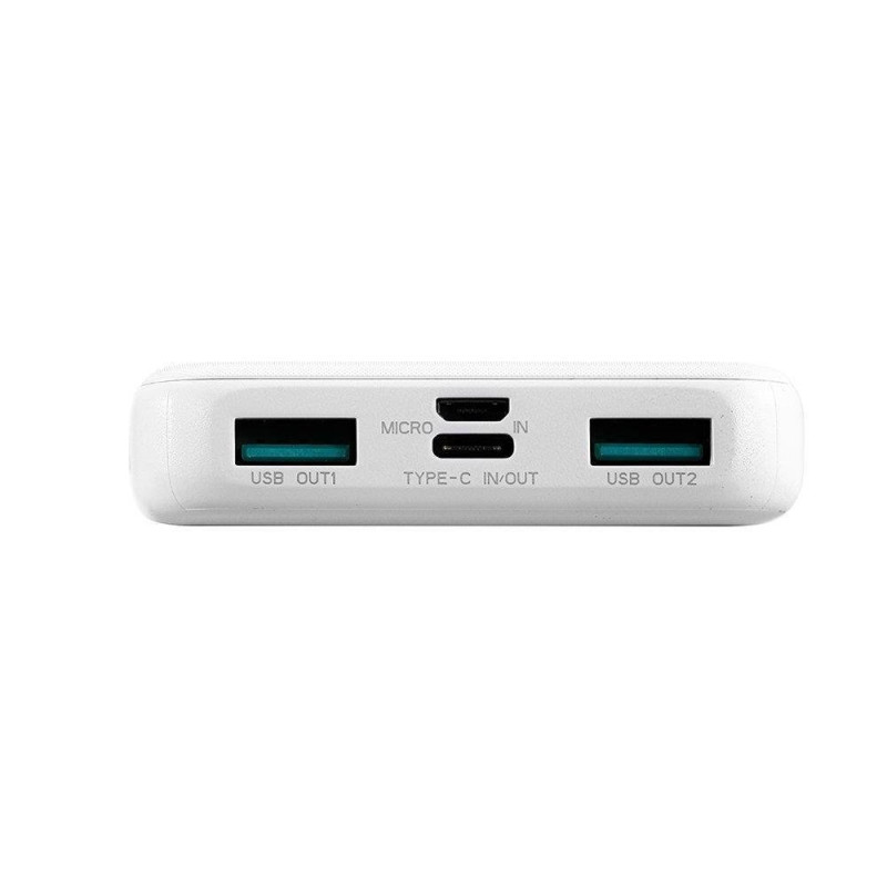 Powerbank 10000mAh Dazzling Series 22,5W balta
