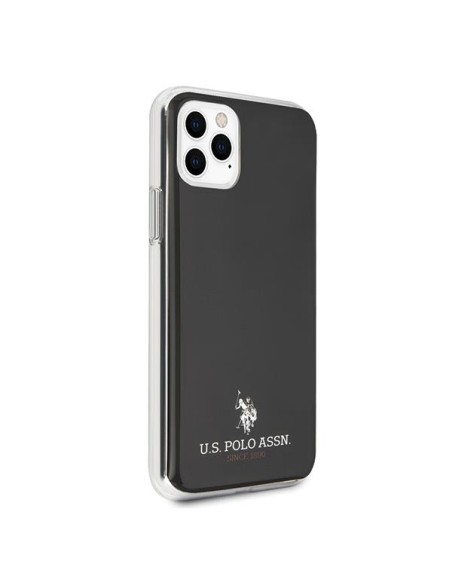 JAV Polo Assn byla Blizgus, skirtas iPhone 11 Pro Max – juodas JAV Polo Assn byla Blizgus, skirtas iPhone 11 Pro Max – juodas