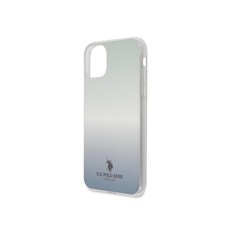 JAV Polo Assn byla Gradiento raštų kolekcija, skirta iPhone 11 Pro Max – mėlyna