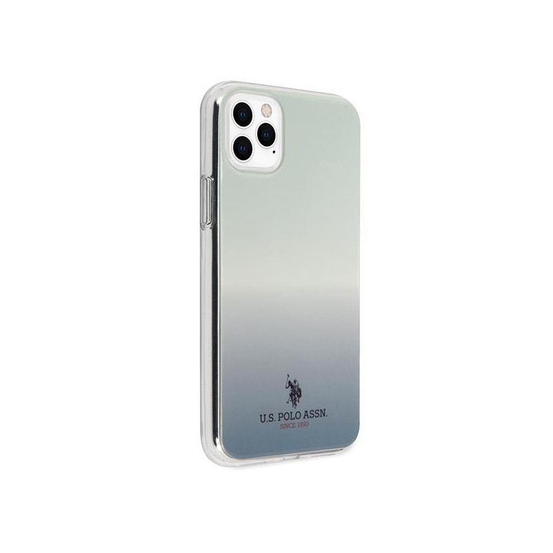 JAV Polo Assn byla Gradiento raštų kolekcija, skirta iPhone 11 Pro Max – mėlyna
