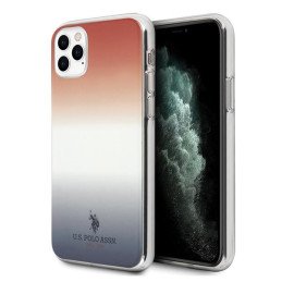 JAV Polo Assn byla Gradiento raštų kolekcija, skirta iPhone 11 Pro Max – raudona ir mėlyna