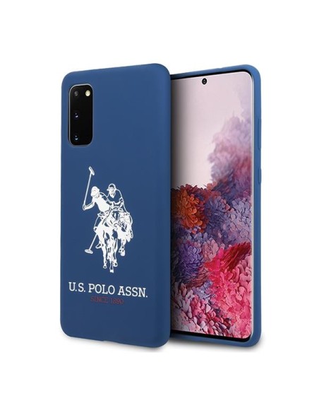 JAV Polo Assn byla Silikono kolekcija, skirta Samsung Galaxy S20 – tamsiai mėlyna JAV Polo Assn byla Silikono kolekcija, skirta Samsung Galaxy S20 – tamsiai mėlyna