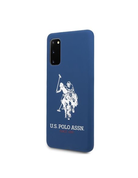 JAV Polo Assn byla Silikono kolekcija, skirta Samsung Galaxy S20 – tamsiai mėlyna JAV Polo Assn byla Silikono kolekcija, skirta Samsung Galaxy S20 – tamsiai mėlyna
