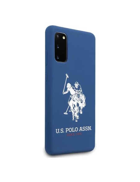 JAV Polo Assn byla Silikono kolekcija, skirta Samsung Galaxy S20 – tamsiai mėlyna JAV Polo Assn byla Silikono kolekcija, skirta Samsung Galaxy S20 – tamsiai mėlyna