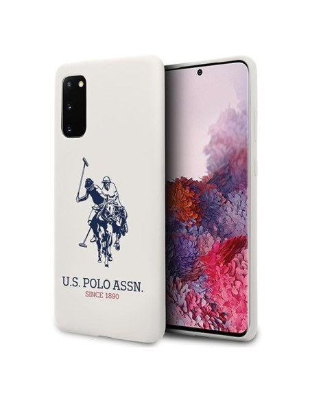 JAV Polo Assn byla Silikono kolekcija Samsung Galaxy S20 – balta JAV Polo Assn byla Silikono kolekcija Samsung Galaxy S20 – balta
