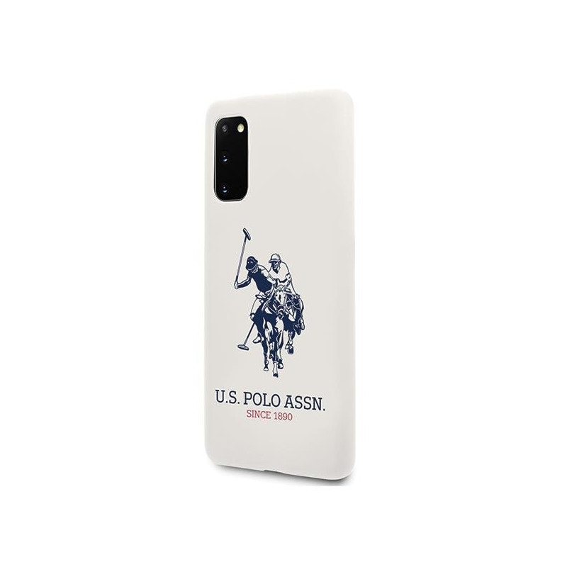 JAV Polo Assn byla Silikono kolekcija Samsung Galaxy S20 – balta