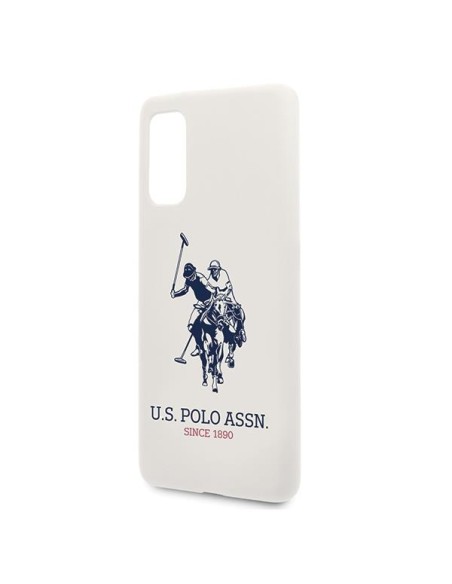 JAV Polo Assn byla Silikono kolekcija Samsung Galaxy S20 – balta JAV Polo Assn byla Silikono kolekcija Samsung Galaxy S20 – balta