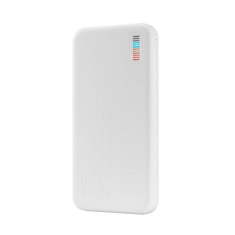 Powerbank 10000mAh Dazzling Series 22,5W balta