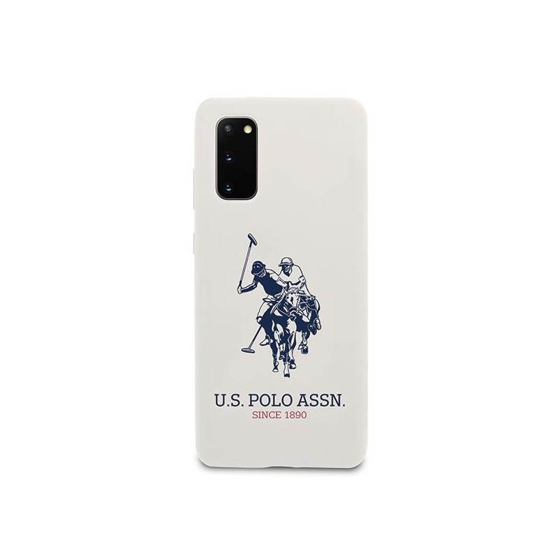 JAV Polo Assn byla Silikono kolekcija Samsung Galaxy S20 – balta
