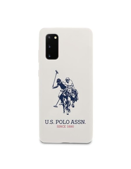 JAV Polo Assn byla Silikono kolekcija Samsung Galaxy S20 – balta JAV Polo Assn byla Silikono kolekcija Samsung Galaxy S20 – balta