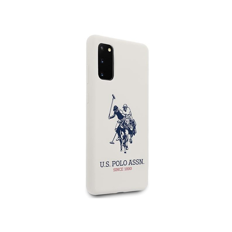 JAV Polo Assn byla Silikono kolekcija Samsung Galaxy S20 – balta