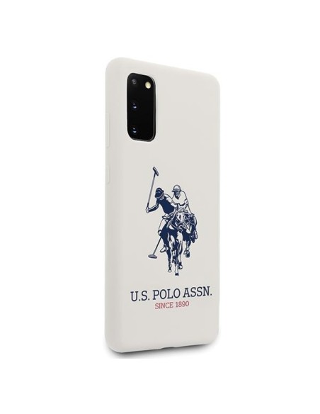 JAV Polo Assn byla Silikono kolekcija Samsung Galaxy S20 – balta JAV Polo Assn byla Silikono kolekcija Samsung Galaxy S20 – balta