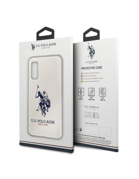JAV Polo Assn byla Silikono kolekcija Samsung Galaxy S20 – balta JAV Polo Assn byla Silikono kolekcija Samsung Galaxy S20 – balta
