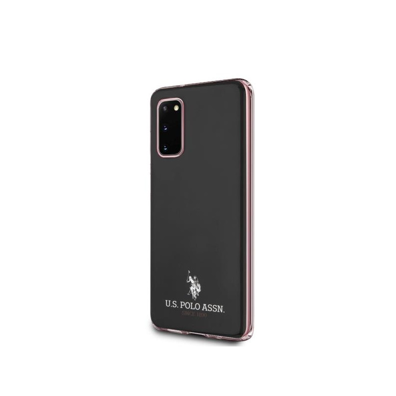 JAV Polo Assn byla Blizgus, skirtas Samsung Galaxy S20 - juodas