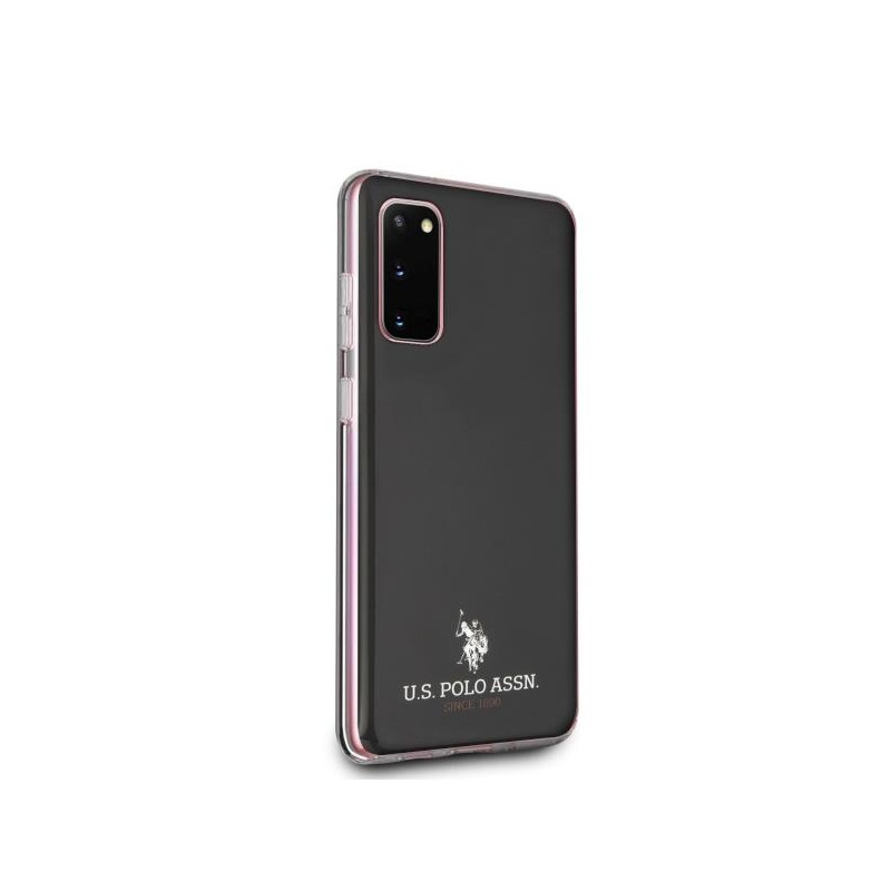 JAV Polo Assn byla Blizgus, skirtas Samsung Galaxy S20 - juodas