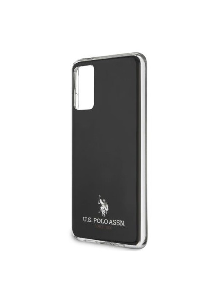 JAV Polo Assn byla Blizgus, skirtas Samsung Galaxy S20 - juodas JAV Polo Assn byla Blizgus, skirtas Samsung Galaxy S20 - juodas