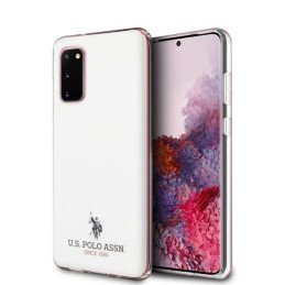 JAV Polo Assn byla Blizgus „Samsung Galaxy S20“ – baltas