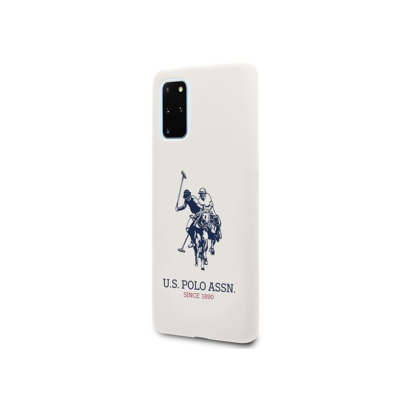 JAV Polo Assn byla Silikono kolekcija, skirta Samsung Galaxy S20+ - balta