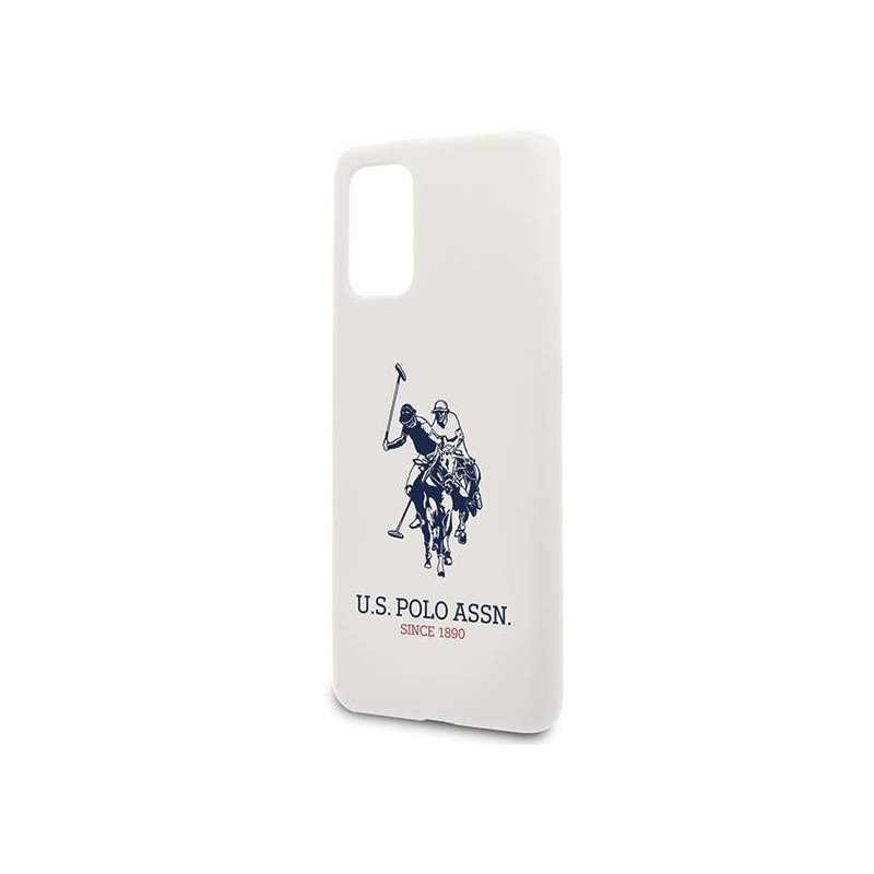 JAV Polo Assn byla Silikono kolekcija, skirta Samsung Galaxy S20+ - balta