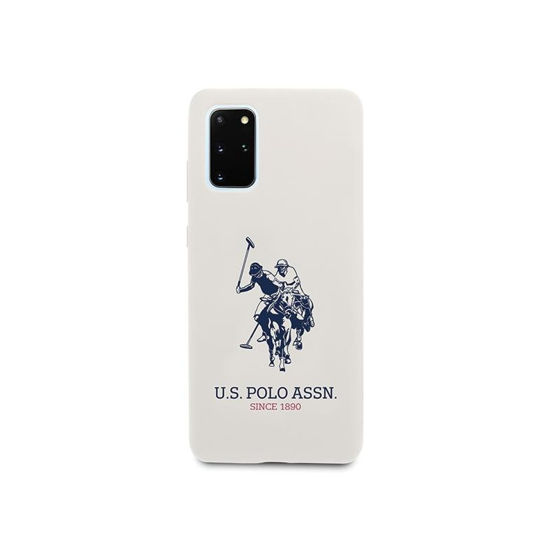 JAV Polo Assn byla Silikono kolekcija, skirta Samsung Galaxy S20+ - balta