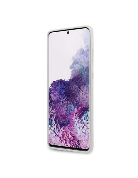 JAV Polo Assn byla Silikono kolekcija, skirta Samsung Galaxy S20+ - balta JAV Polo Assn byla Silikono kolekcija, skirta Samsung Galaxy S20+ - balta