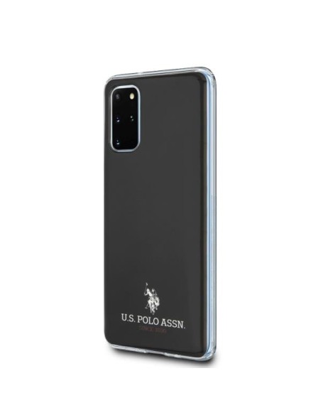 JAV Polo Assn byla Blizgus, skirtas Samsung Galaxy S20+ – juodas JAV Polo Assn byla Blizgus, skirtas Samsung Galaxy S20+ – juodas