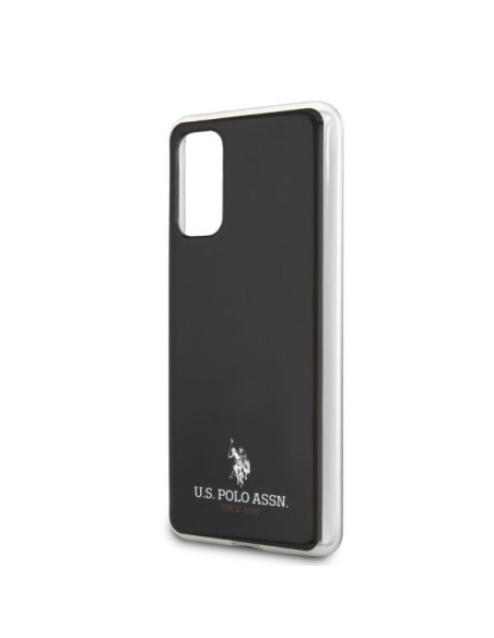 JAV Polo Assn byla Blizgus, skirtas Samsung Galaxy S20+ – juodas JAV Polo Assn byla Blizgus, skirtas Samsung Galaxy S20+ – juodas