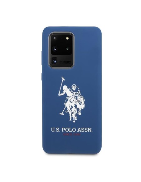 JAV Polo Assn byla Silikono kolekcija, skirta Samsung Galaxy S20 Ultra – tamsiai mėlyna