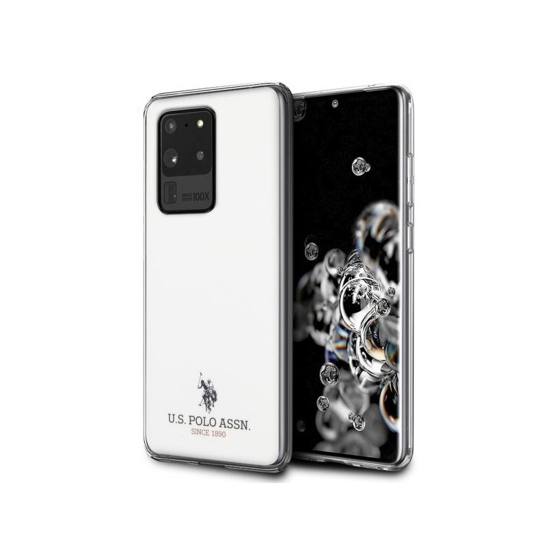 JAV Polo Assn byla Blizgus „Samsung Galaxy S20 Ultra“ – baltas