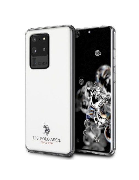JAV Polo Assn byla Blizgus „Samsung Galaxy S20 Ultra“ – baltas JAV Polo Assn byla Blizgus „Samsung Galaxy S20 Ultra“ – baltas