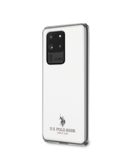 JAV Polo Assn byla Blizgus „Samsung Galaxy S20 Ultra“ – baltas JAV Polo Assn byla Blizgus „Samsung Galaxy S20 Ultra“ – baltas