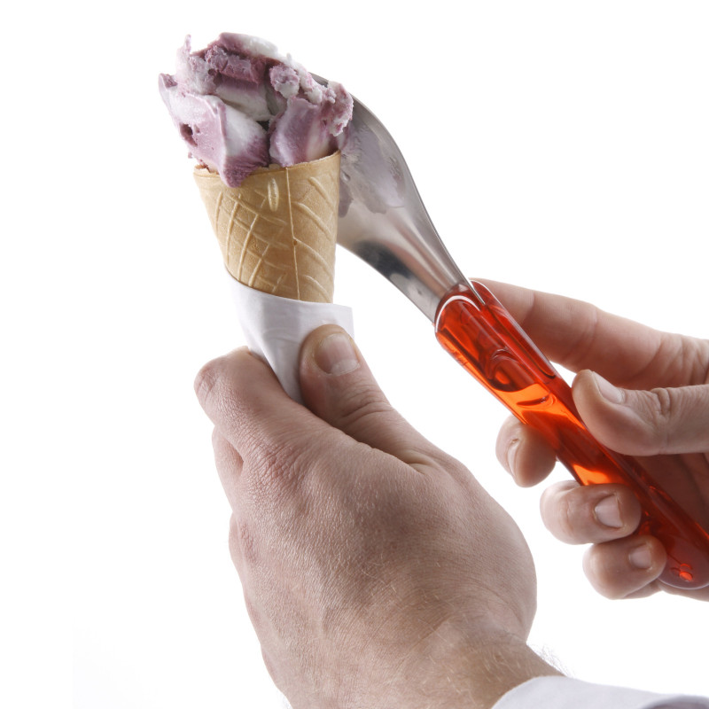 Plieninė ledų mentelė su tritano rankena violetine - Hendi 755839