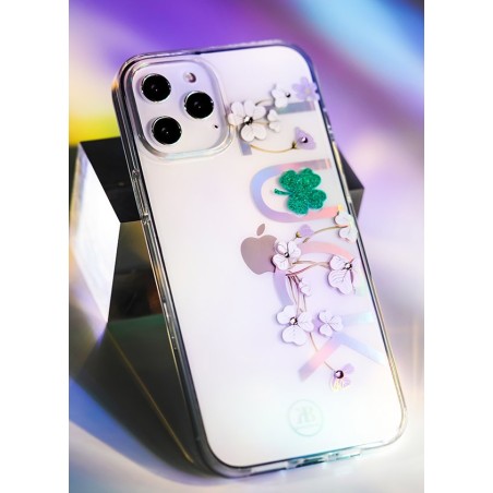 Kingxbar Lucky Series dėklas papuoštas originaliais Swarovski Crystals iPhone 12 mini skaidriais (dobilais) Kingxbar Lucky Series dėklas papuoštas originaliais Swarovski Crystals iPhone 12 mini skaidriais (dobilais)