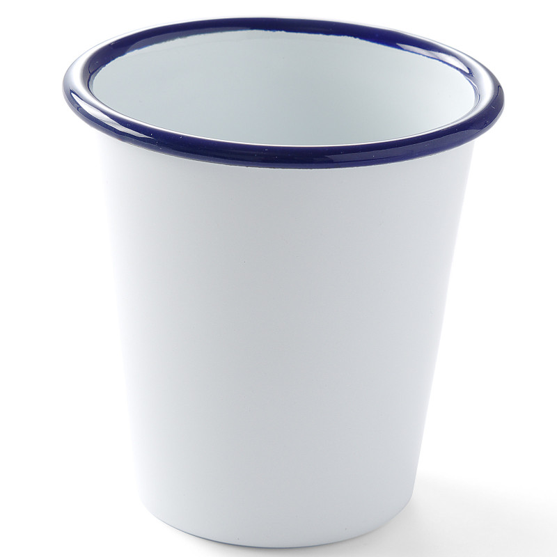 Baltas emaliuotas puodelis 300ml Hendi 621325