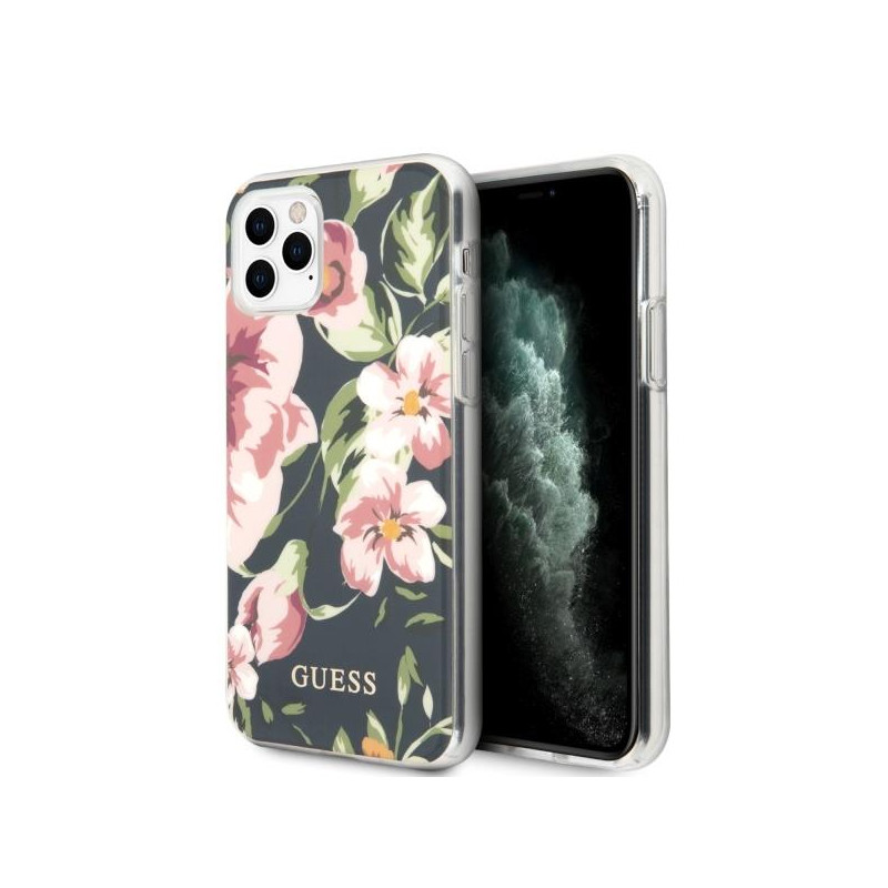 Guess N.3 Flower Collection dėklas, skirtas iPhone 11 Pro Max - tamsiai mėlynas Guess N.3 Flower Collection dėklas, skirtas iPhone 11 Pro Max - tamsiai mėlynas
