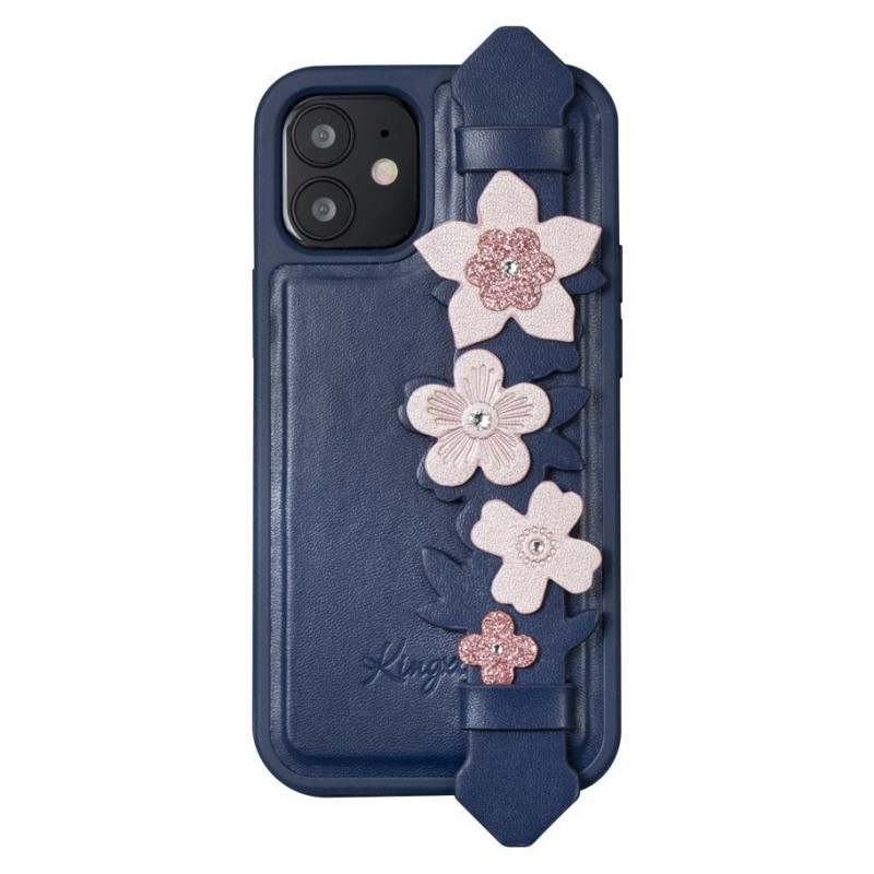 Kingxbar Sweet Series gelio dėklas dekoruotas originaliais Swarovski kristalais su stovu iPhone 12 Pro Max mėlynai Kingxbar Sweet Series gelio dėklas dekoruotas originaliais Swarovski kristalais su stovu iPhone 12 Pro Max mėlynai