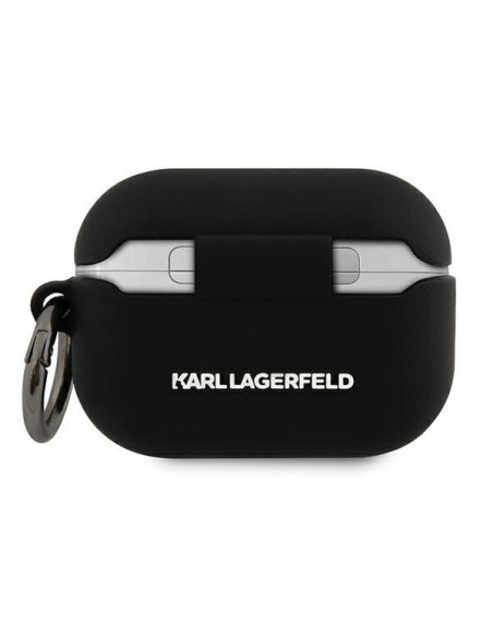 Karl Lagerfeld Silicone Choupette dėklas, skirtas AirPods Pro - juodas Karl Lagerfeld Silicone Choupette dėklas, skirtas AirPods Pro - juodas