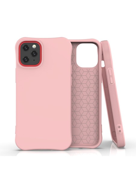 Soft Color Case lankstus gelio dėklas iPhone 12 mini rožiniam Soft Color Case lankstus gelio dėklas iPhone 12 mini rožiniam