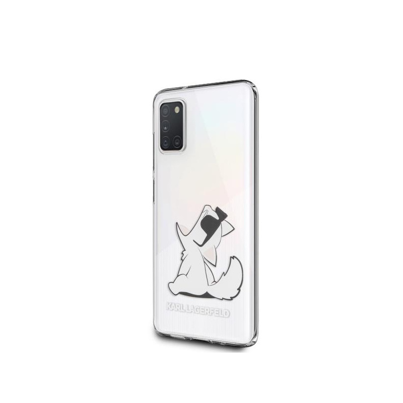 Karl Lagerfeld Choupette Fun dėklas Samsung Galaxy A31 - skaidrus Karl Lagerfeld Choupette Fun dėklas Samsung Galaxy A31 - skaidrus