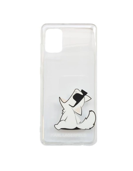 Karl Lagerfeld Choupette Fun dėklas Samsung Galaxy A31 - skaidrus