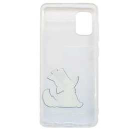 Karl Lagerfeld Choupette Fun dėklas Samsung Galaxy A31 - skaidrus