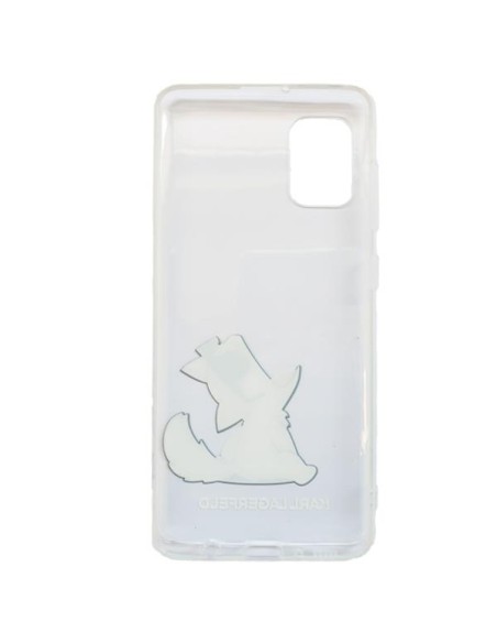 Karl Lagerfeld Choupette Fun dėklas Samsung Galaxy A31 - skaidrus