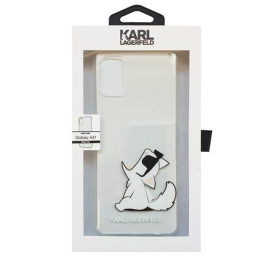 Karl Lagerfeld Choupette Fun dėklas Samsung Galaxy A31 - skaidrus