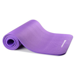 Wozinsky mankštos kilimėlis 181 x 63 x 0,9 cm storio purpurinis jogos kilimėlis