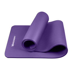 Wozinsky mankštos kilimėlis 181 x 63 x 0,9 cm storio purpurinis jogos kilimėlis