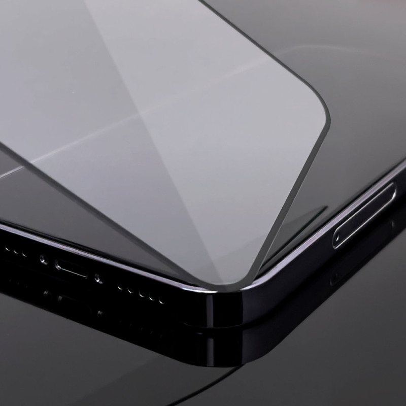 Wozinsky Super patvarus grūdintas stiklas, klijuojamas viso ekrano dangtelis su rėmeliu patogiu dėklu iPhone 12 mini juo...