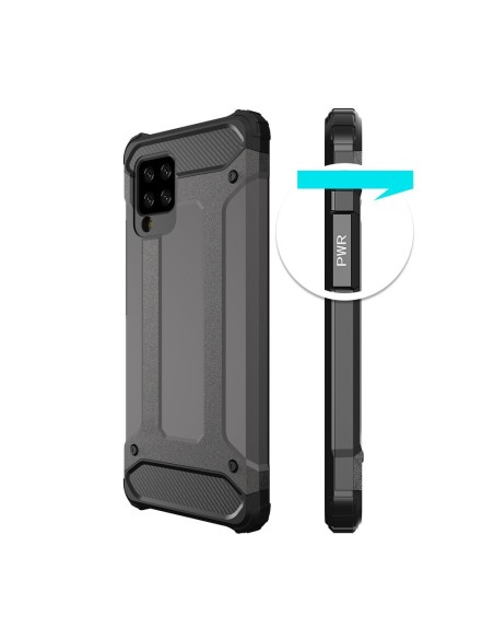 Hybrid Armor šarvuotas hibridinis dėklo dangtelis, skirtas Samsung Galaxy A42 5G juodas Hybrid Armor šarvuotas hibridinis dėklo dangtelis, skirtas Samsung Galaxy A42 5G juodas