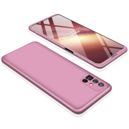 GKK 360 Protection Case dėklas visam Samsung Galaxy M51 priekiniam ir galiniam dangteliui, rožinis