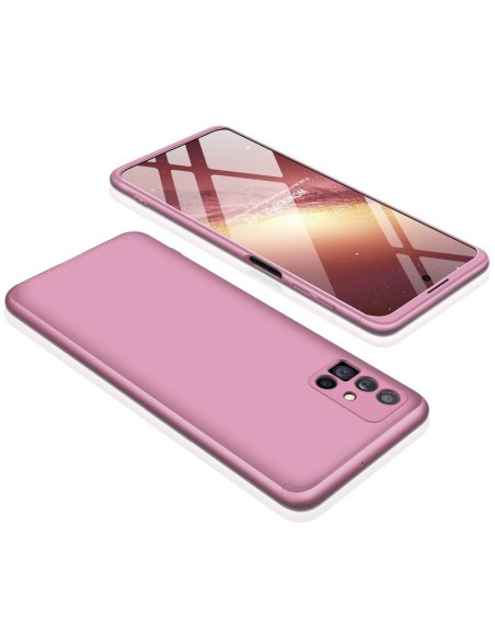 GKK 360 Protection Case dėklas visam Samsung Galaxy M51 priekiniam ir galiniam dangteliui, rožinis GKK 360 Protection Case dėklas visam Samsung Galaxy M51 priekiniam ir galiniam dangteliui, rožinis